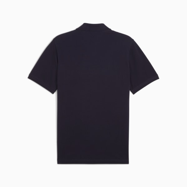 Camiseta tipo polo Essentials de piqué para hombre, New Navy, extralarge